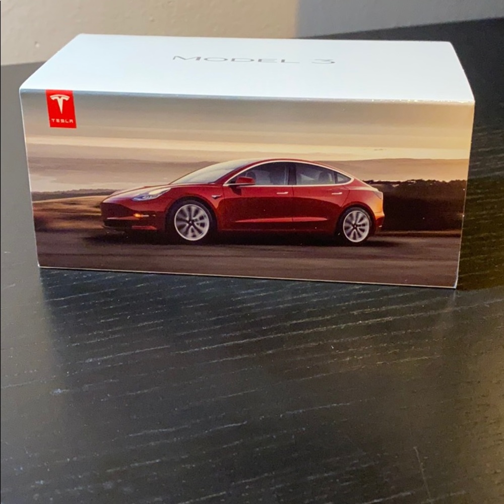 Tesla Model 3 toy car